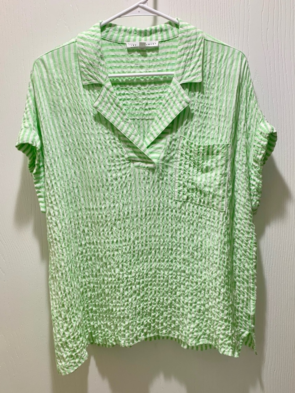 Jane + Delancey  Striped Gauze Shirt